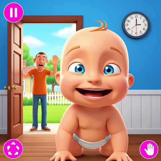 赤ちゃんいたずらシミュレーターオフラインゲーム - 幼児向けゲーム3D